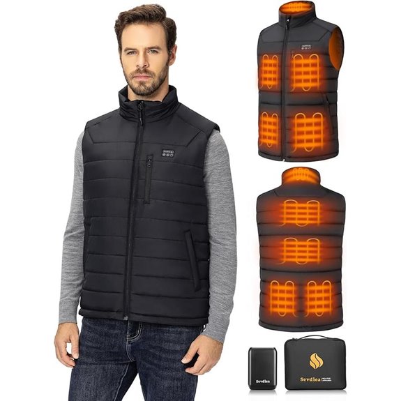 Men’s Heated Vest with Battery Pack Included