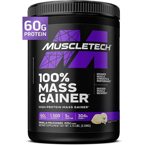 MuscleTech High Protein Mass Gainer - Vanilla Milkshake