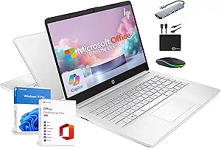 HP 14 Business Laptop with AI and 16GB RAM