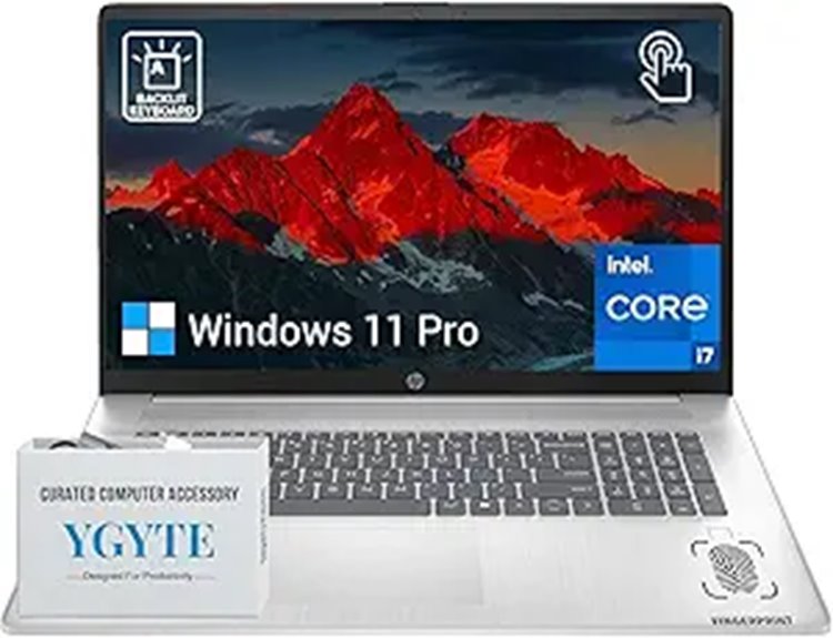 HP 17 Touchscreen Laptop with i7 16GB RAM SSD