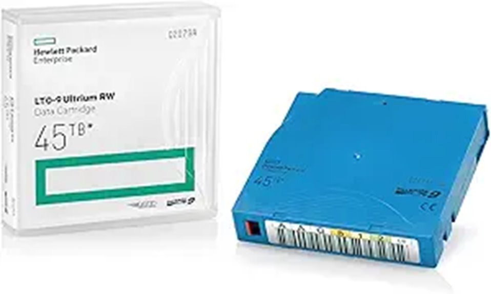 HPE LTO-9 45TB RW Non CUST LBL 20 CRTG