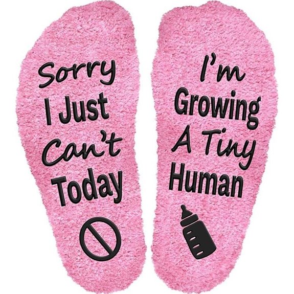 Funny Pregnancy Socks for Mom to Be