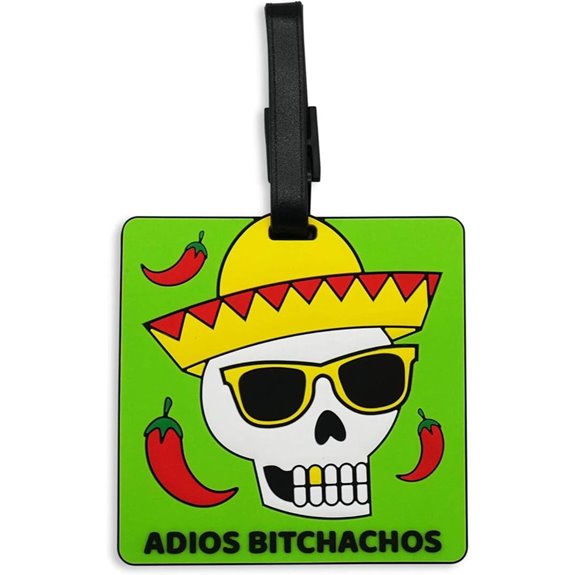 Funny Luggage Tag - Adios Bitchachos