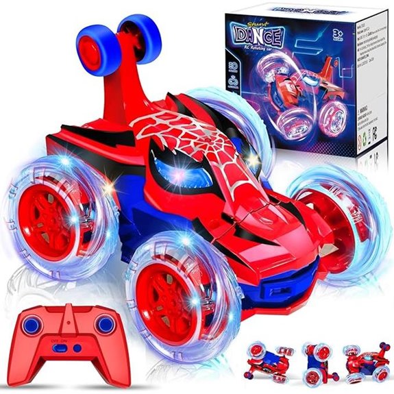 Kids Spider RC Car with 360° Flip Stunts