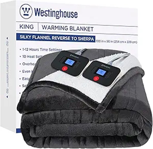 Westinghouse King Size Electric Heated Blanket