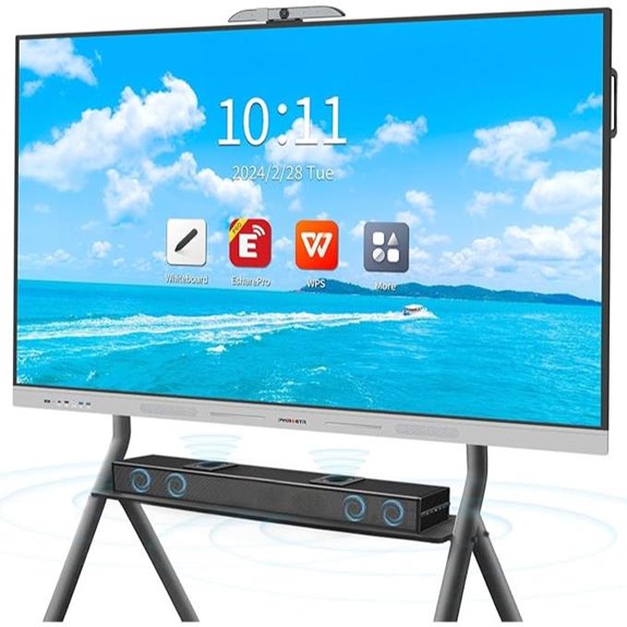 75-Inch 4K UHD Smartboard with Camera & Soundbar