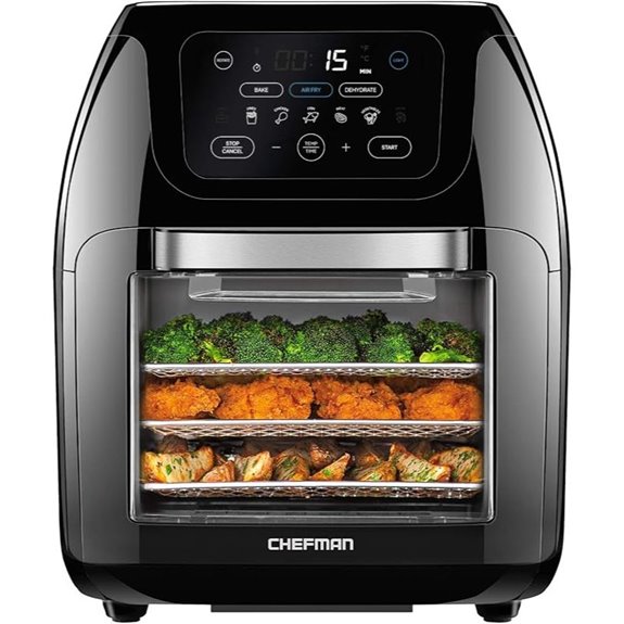 CHEFMAN Multifunctional Digital Air Fryer XL 10L