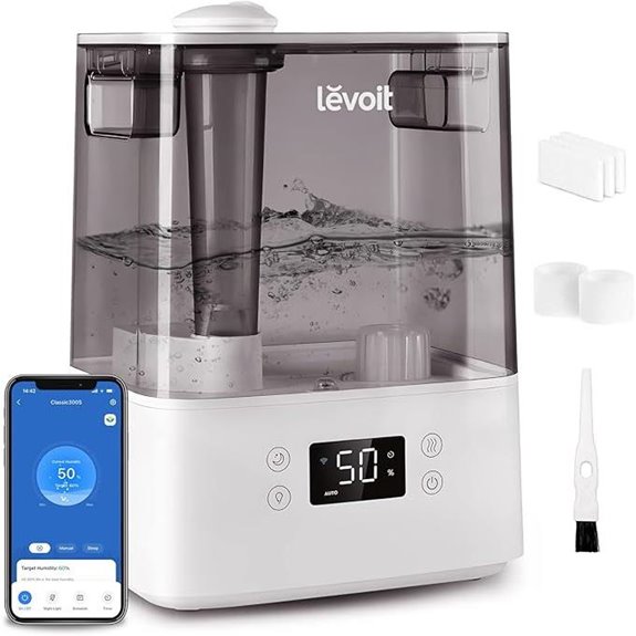 LEVOIT 6L Cool Mist Humidifier with Essential Oil Diffuser