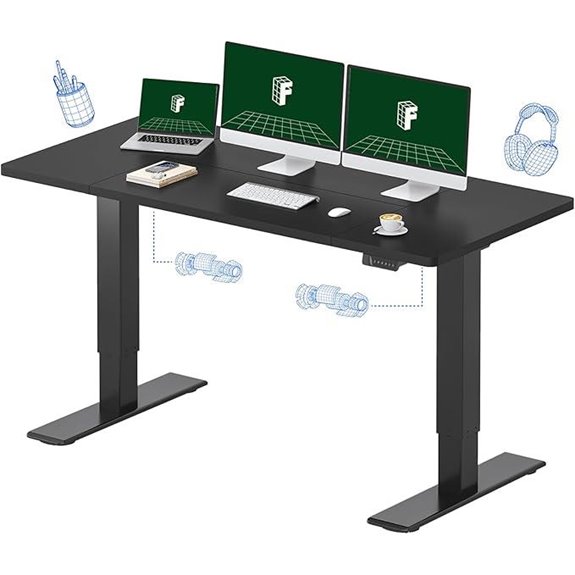 FLEXISPOT Large Dual Motor Electric Standing Desk