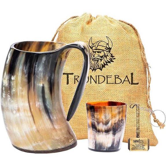 Viking Drinking Horn Mug (15-20 Oz)