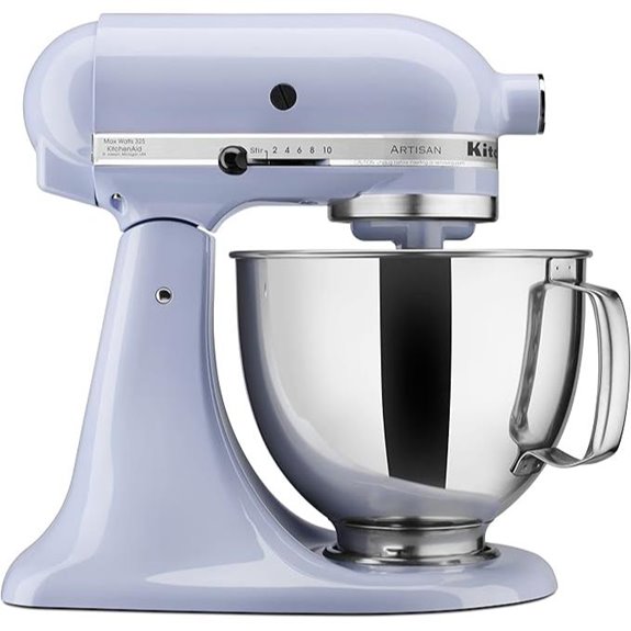 KitchenAid Artisan 5 Quart Stand Mixer (Lavender Cream)