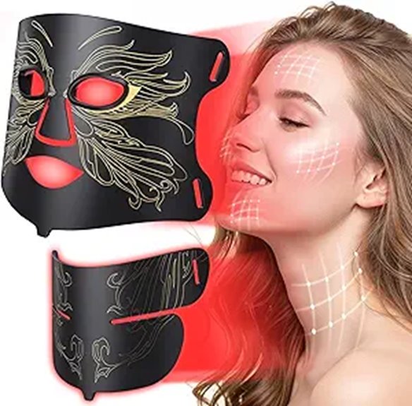 LED Light Therapy Mask (E106A) for Face and Neck