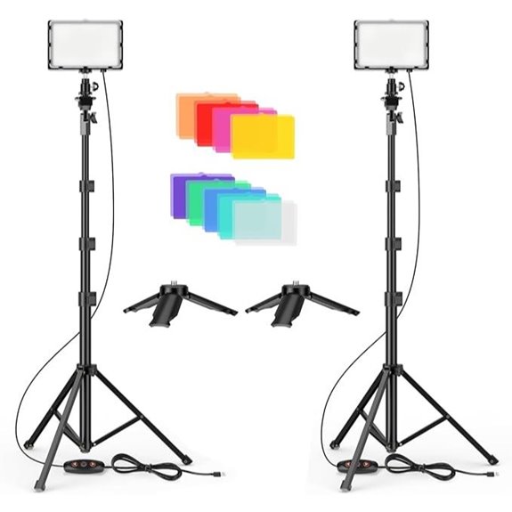 EMART LED Photography Lighting Kit with Tripod Stand