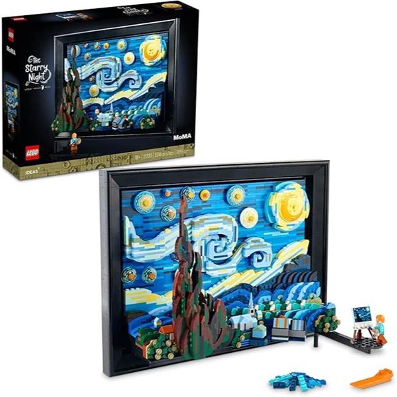LEGO Ideas Vincent Van Gogh The Starry Night Set