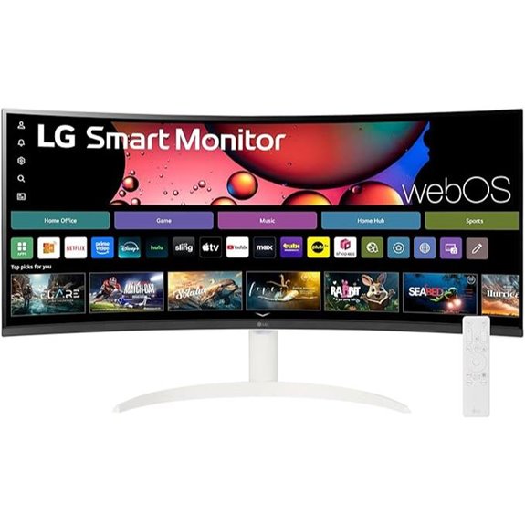 LG 34-inch Curved QHD Smart Monitor with HDR10