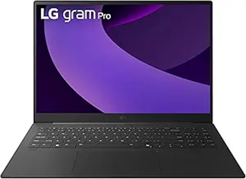 LG gram Pro 16-inch Laptop with Intel Evo