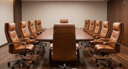 luxury leather office seating