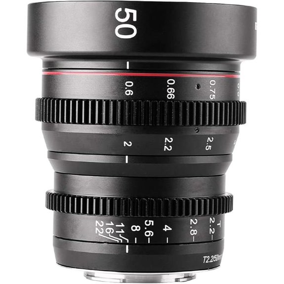 Meike 50mm T2.2 Mini Cinema Lens for MFT Cameras