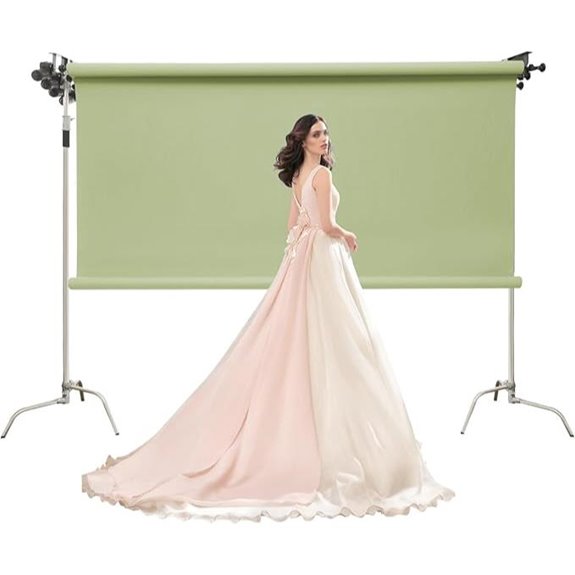 Motorized Wall Mount Background Roller System