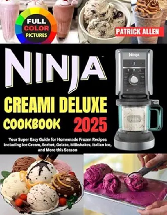Ninja Creami Deluxe Cookbook 2025 for Frozen Recipes