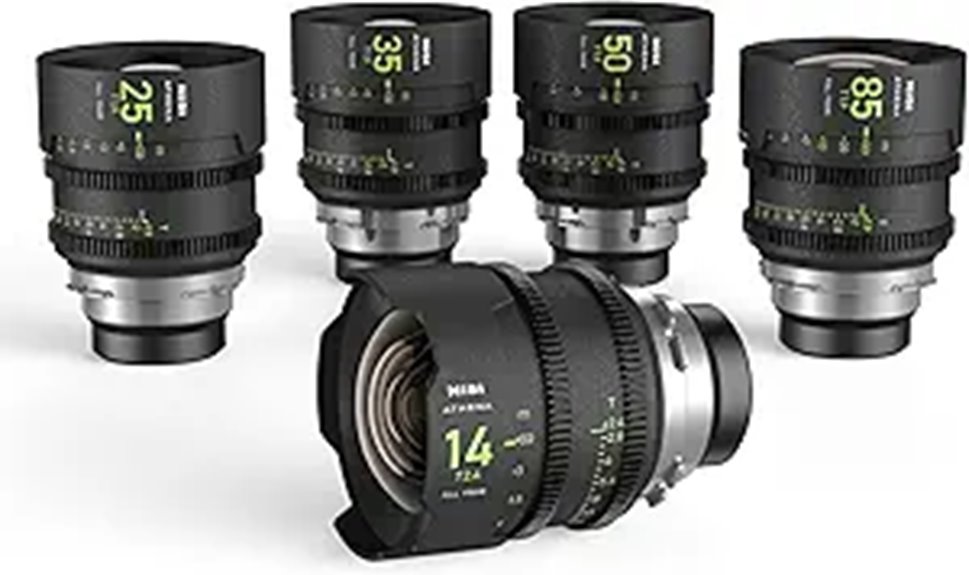 NiSi Athena Prime Cinema Lens Kit (5 Lenses PL Mount)
