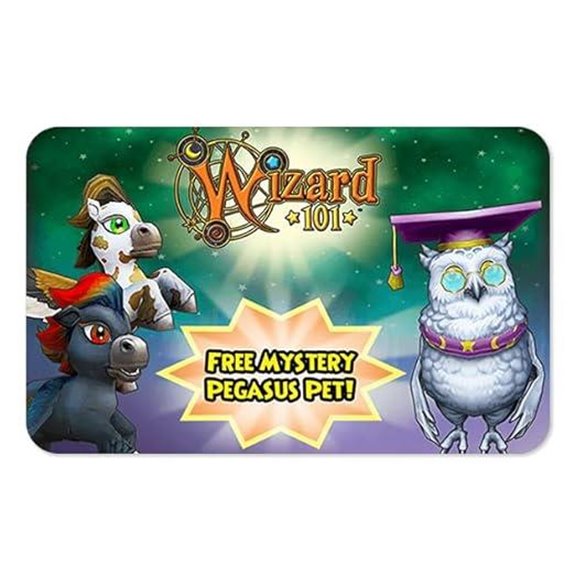 Wizard101 Digital Card – Pegasus Pet [Online Game Code]