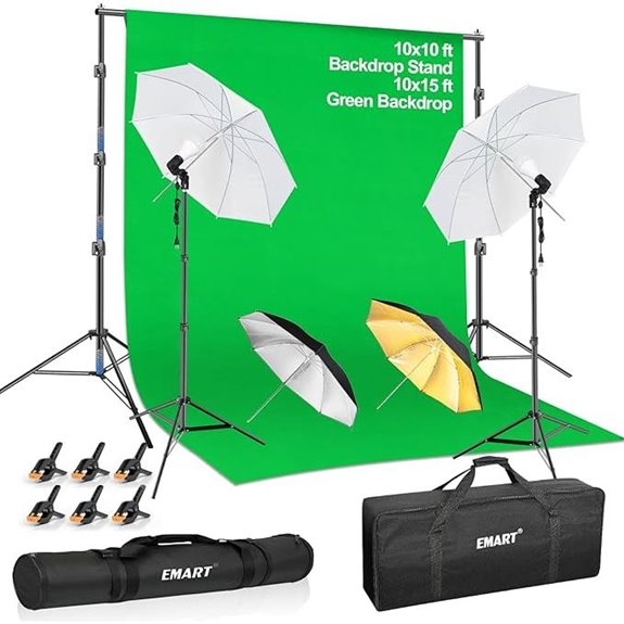 EMART Photography Backdrop & Lighting Kit