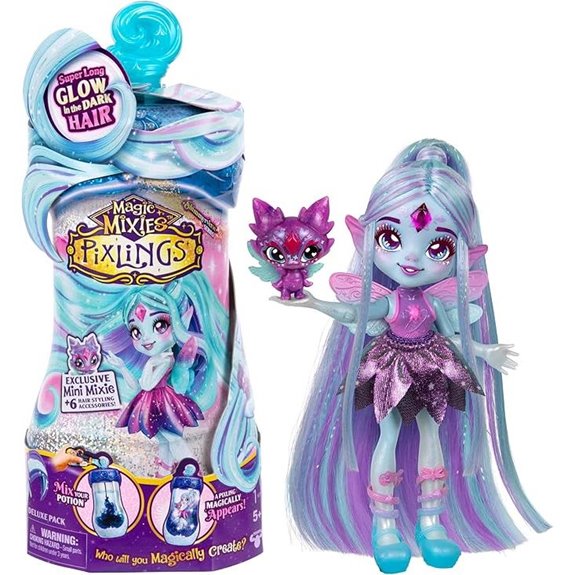Magic Mixies Pixlings Deluxe Pack with Doll Inside