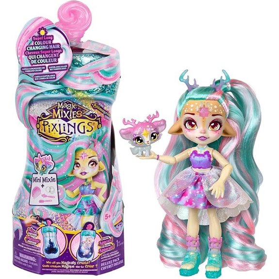 Magic Mixies Pixlings Deluxe Pack with Doll & Accessories