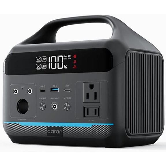 DARAN 600W Portable Power Station with Solar Options