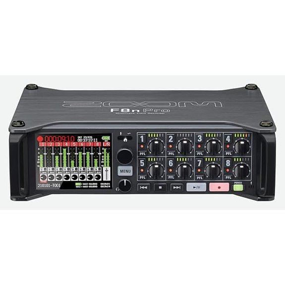 Zoom F8n Pro 8-Channel Multi-Track Field Recorder