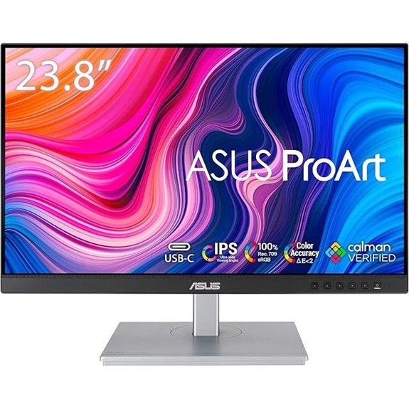 ASUS ProArt 23.8 Monitor with USB-C and Color Accuracy