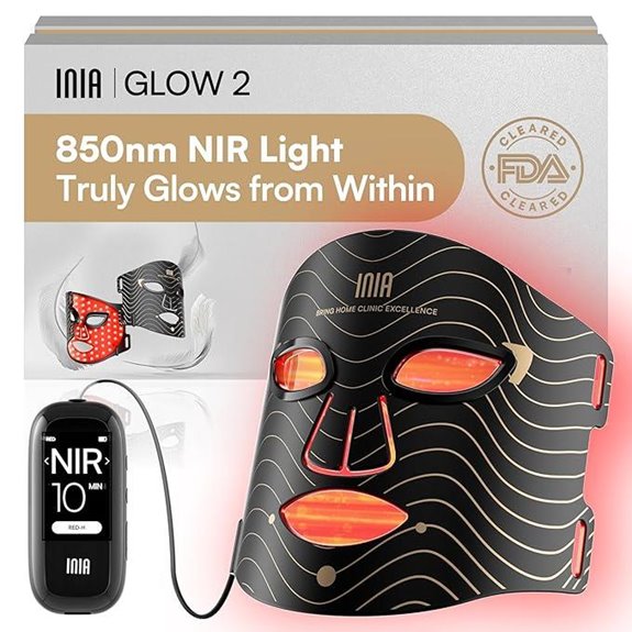 INIA Red Light Therapy Mask for Face
