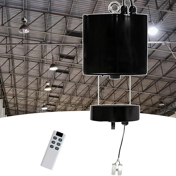 Commercial Chandelier Lift Device with Remote