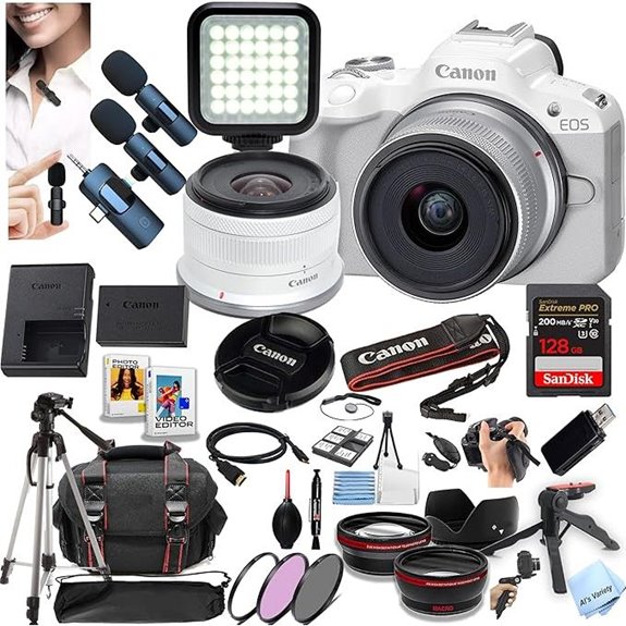 Canon EOS R50 Content Creator Bundle (Renewed)