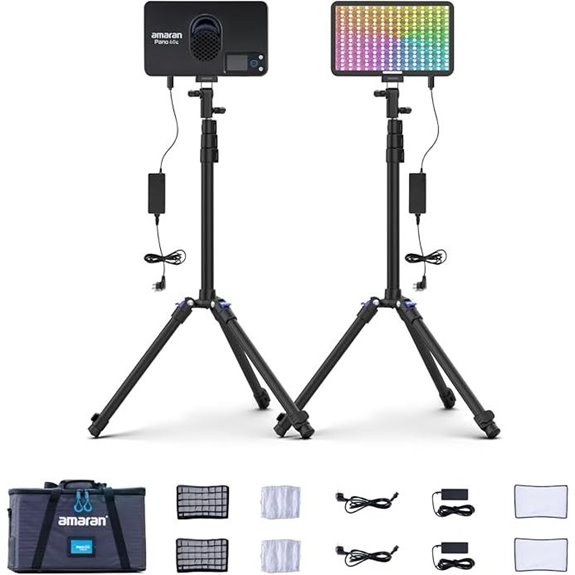 Amaran Pano 60c RGBWW Studio Light Kit