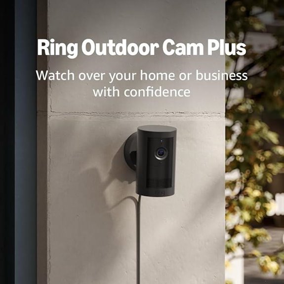 Ring Outdoor Cam Plus 2K Video Night Vision Black