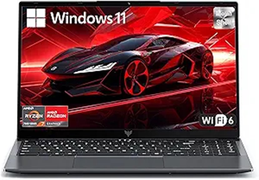 Gaming Laptop with Ryzen7 16GB RAM 512GB SSD
