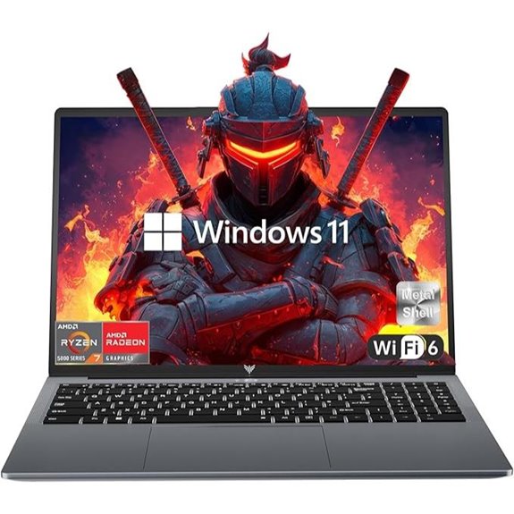Gaming Laptop with Ryzen 7 16GB 512GB SSD