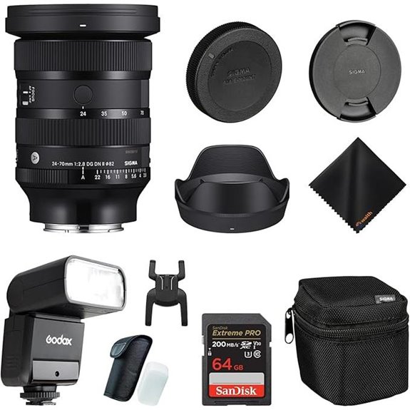 Sigma 24-70mm f2.8 Art Lens & Accessories Bundle
