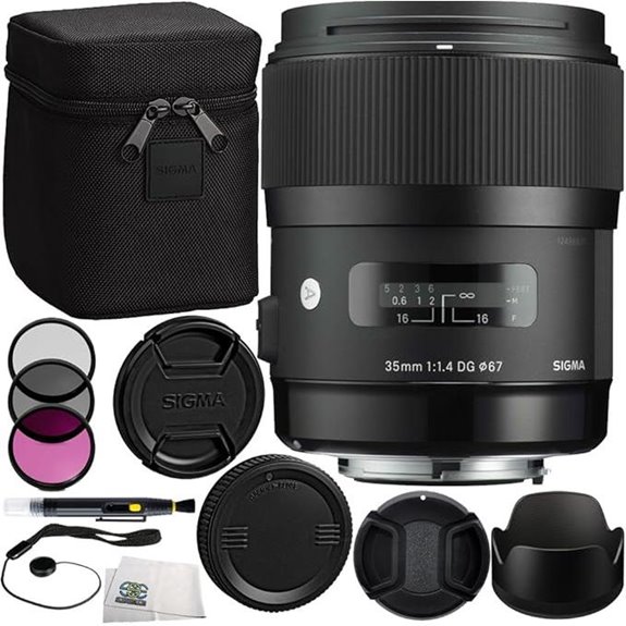 Sigma 35mm f/1.4 DG HSM Art Lens Nikon Bundle