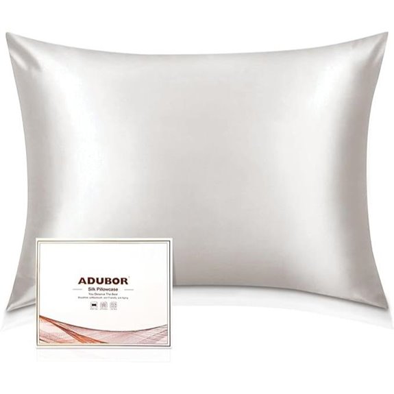 Adubor 100% Silk Pillowcase for Hair and Skin