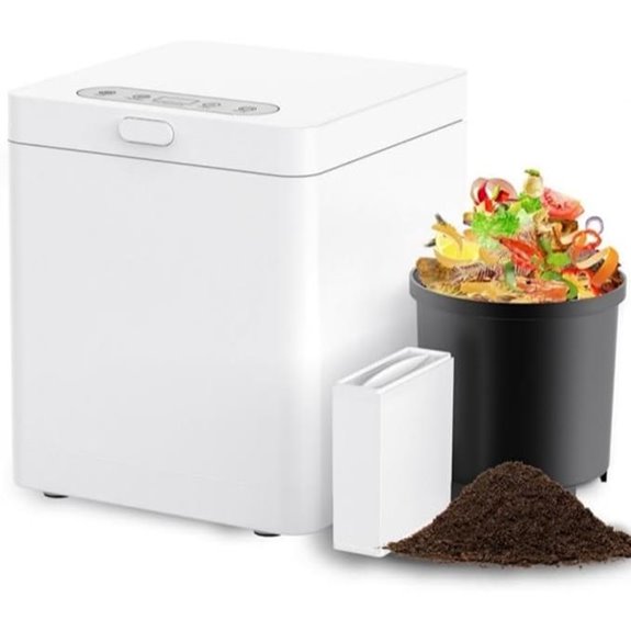 3L Compact Electric Composter for Kitchen and Outdoor Use