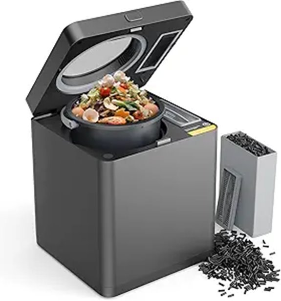 TOPZEE Electric Compost Bin for Kitchen (3L)