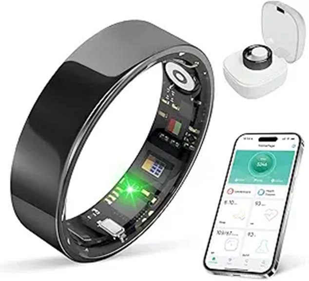 Smart Ring Health Tracker for iOS & Android