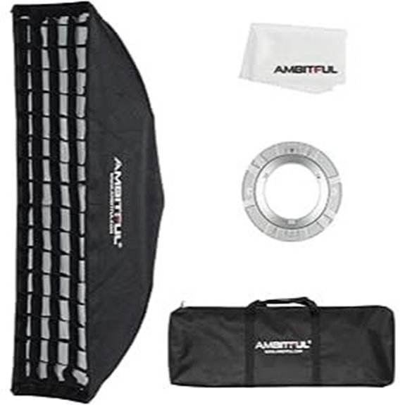 Ambitful Softbox Strip with Honeycomb Grid and Bag