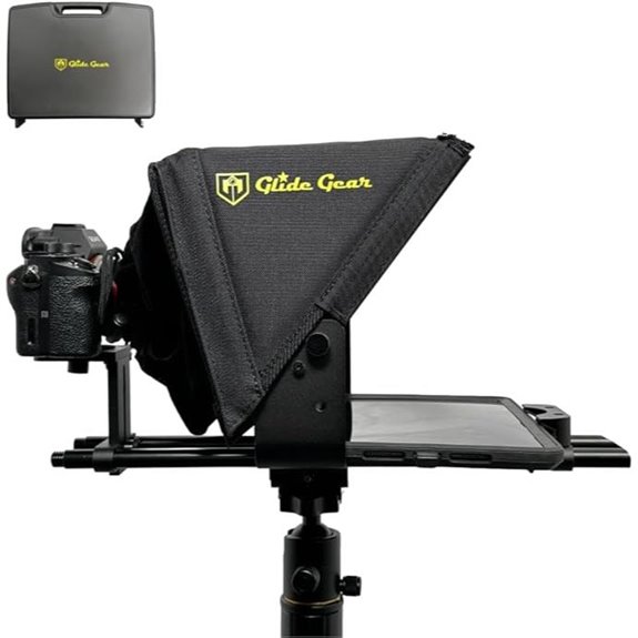 Glide Gear TMP 500 Teleprompter for DSLR and Smartphone
