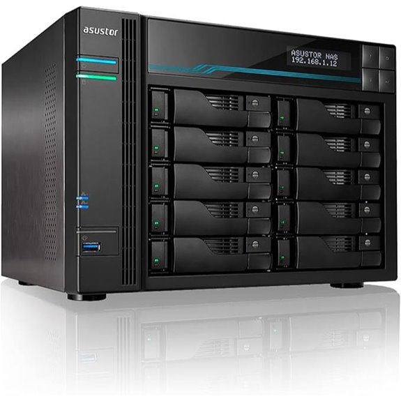 Asustor Lockerstor 10 NAS 10 Bay 8GB DDR4