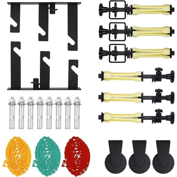 3-Roller Photography Backdrop Support System