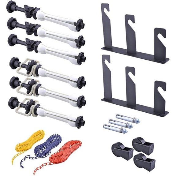 NEEWER 3-Roller Wall Mount Background Support System